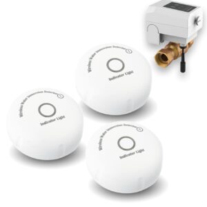 3 szt. czujnik zalania DETEKTOR bezprzewodowy do Elektrozaworu antyzalaniowego F104L